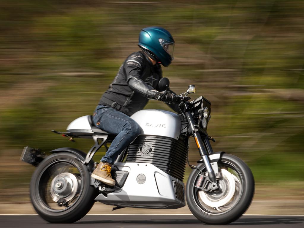 Collection of 'Some serious punch': Test riding the Australian-built Savic C-Series electric motorcycle in a gallery layout